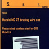 SBS model 72042 Macchi MC 72 bracing wire set (PE) 1/72