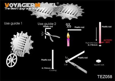 Voyager Model TEZ058 Scraper tool w/Nuts Maker 1/35