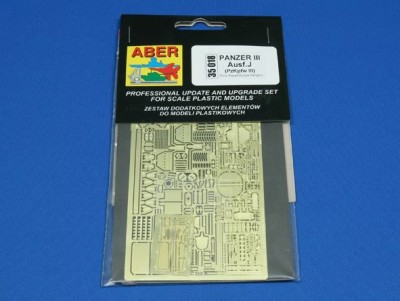 Aber 35018 Pz.Kpfw.III Ausf.J (designed to be used with Dragon, Gunze and Revell kits) 1/35