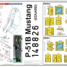 HGW 148826 P-51B Mustang (EDU) BASIC LINE 1/48