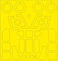 Eduard EX736 Mask 1/48 HH-34J (TRUMP)