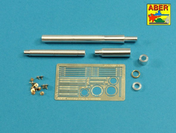Aber 35L148 125mm 2A46M Barrel for Soviet Tank T-72M1 & T-64A/B (designed to be used with Tamiya, Trumpeter and Zvezda kits) 1/35