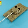 Aber 35L148 125mm 2A46M Barrel for Soviet Tank T-72M1 & T-64A/B (designed to be used with Tamiya, Trumpeter and Zvezda kits) 1/35