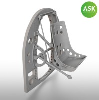 Art Scale 200-A48053 Mitsubishi A6M Bulkhead with Seat in bottom position - ASK (3D-Printed) rec 1/48