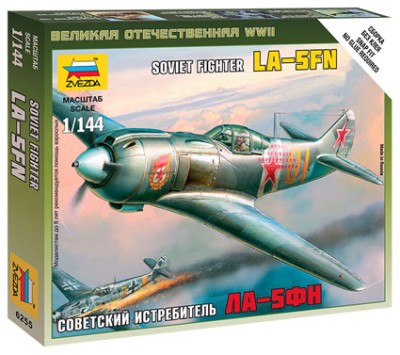 Звезда 6255 Советский истребитель Ла-5ФН 1/144