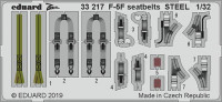 Eduard 33217 1/32 F-5F seatbelts STEEL (KITTYH)