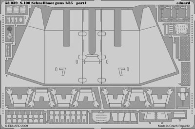 Eduard 53039 S-100 Schnellboot guns 1/35 ITA