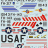 Print Scale 48-150 Silver F-105D Thuderchiefs Pt.1 (wet decals) 1/48