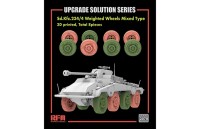 RFM 2078 Набор колёс для немецкого бронеавтомобиля Sd. Kfz.234/4 3D Printed  1/35