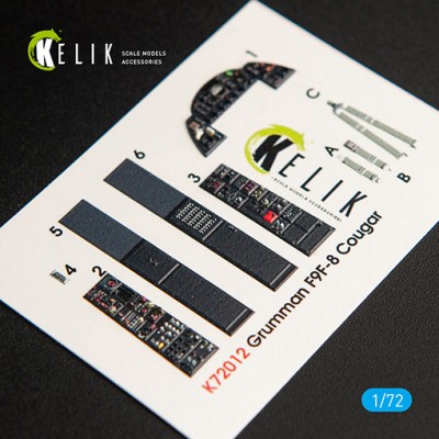 Reskit K72012 F9F-8 Cougar interior 3D decals (HAS) 1/72