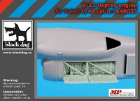 Black Dog A48035 V-22 Osprey engine (ITALERI) 1/48