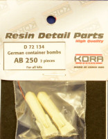 Kora Model D72134 German container bombs AB 250 (2 pcs.) 1/72