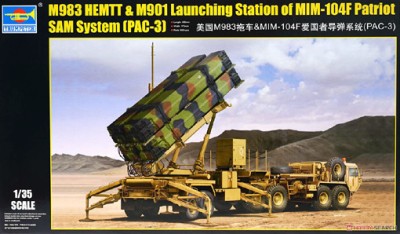 Trumpeter 01037 ЗРК &quot;Пэтриот&quot; (MIM-104F) с ЗУР PAC-3 и тягачом М983 HEMTT 1/35