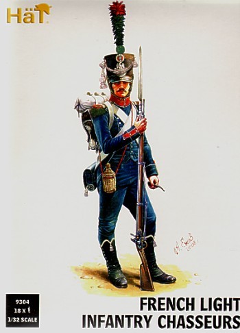 НАТ 9304 French Light Infantry Chasseurs x 18 figures per box 1/32