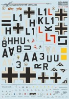 Print Scale 48292 Messerschmitt Bf-110 Aces Part-3 1/48