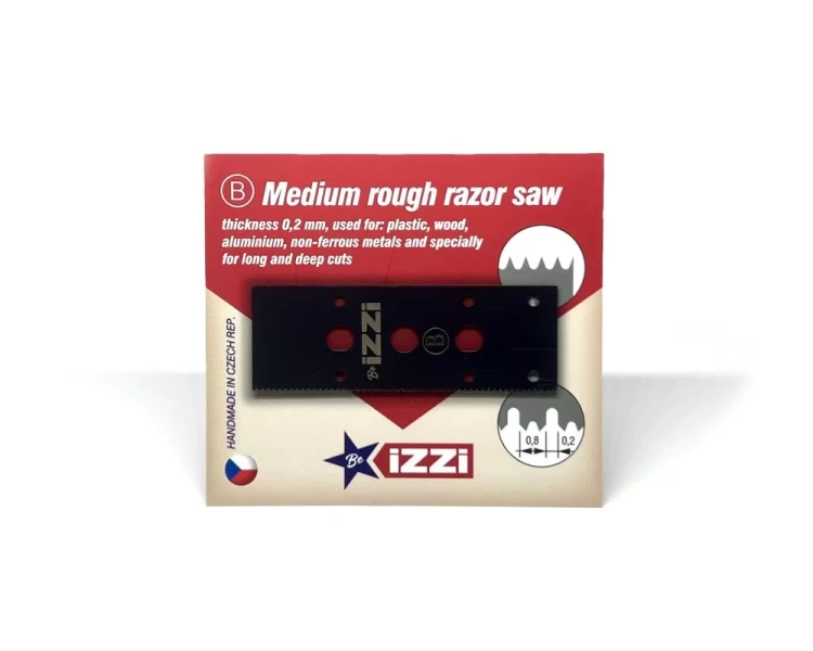Be Izzi BIZRAZ02 Razor Blades - Medium Rough (0,2 mm)