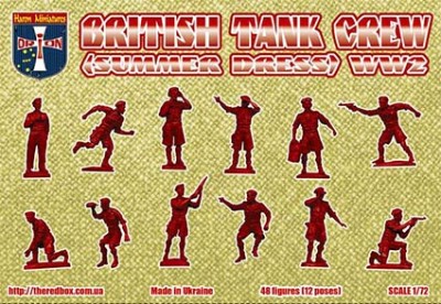 Orion ORI72057 British Tank Crew (Summer Dress). WW2 1/72