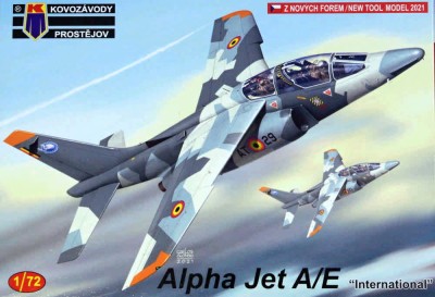 Kovozavody Prostejov 72268 Alpha Jet A/E 'International' (3x camo) 1/72