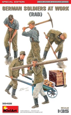 Miniart 35408 German Soldiers at Work (RAD) Special Edition 1/35