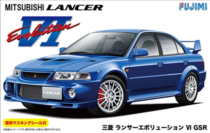 Fujimi F-03923 Mitsubishi Lancer Evolution VI GSR 1/24