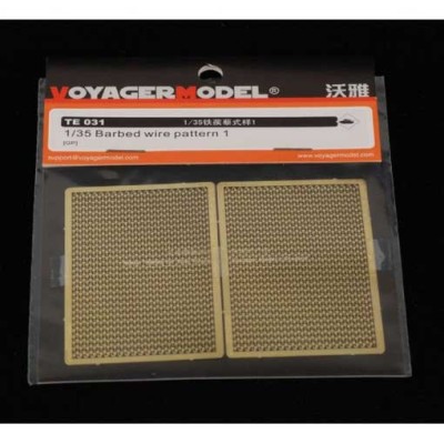 Voyager Model TE031 Фототравление Military Barricade Wire Pattern 1 (For all) 1/35