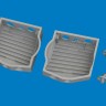 Eduard 6481067 BRASSIN P-40 wheel bays PRINT (EDU) 1/48