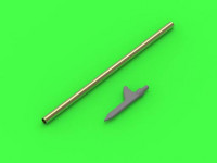 Master AM-48-156 1/48 US WWII Pitot Tube 'Shark Fin' type
