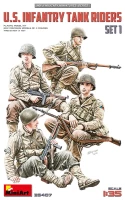 Miniart 35407 U.S. Infantry Tank Riders Set 1 (4 fig.) 1/35