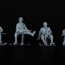Miniart 35407 U.S. Infantry Tank Riders Set 1 (4 fig.) 1/35