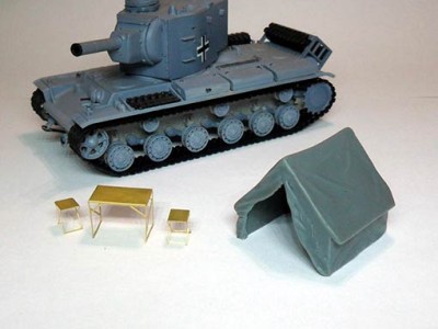 Metallic Details MDR7217 German WWII staff tent type 5 &quot;Campingzelt der Jager&quot; 1/72