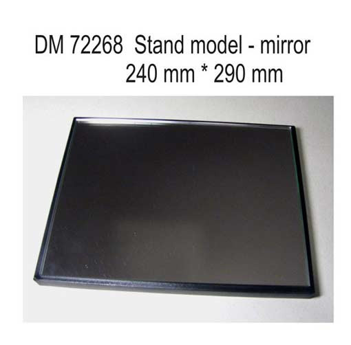 Dan models 72268 Подставка для модели (подложка зеркало) размер 240 мм * 290 мм 1/72/1:48