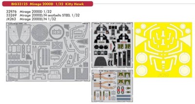 Eduard BIG33125 1/32 Mirage 2000D (KTH)