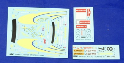 Reji Model 095B Subaru Impreza WRC 03 Wales Rally (T.M?¤kinen) 1/24