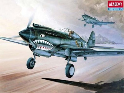 Academy 12280 Самолёт P-40C Tomahawk 1/48