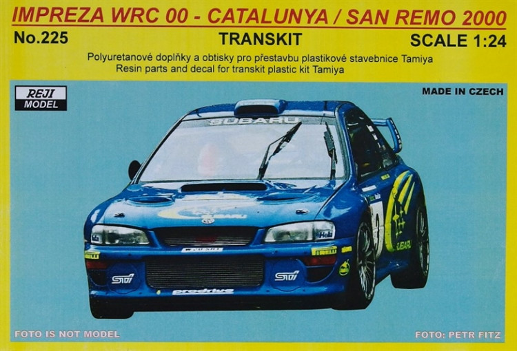 Reji Model 225 Transkit Subaru Impreza WRC 00 San Remo 2000 1/24