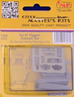 CMK 7423 AJ-37 Viggen Cockpit set (SP.HOBBY/TARA) 1/72