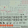 Model Maker Decals D48112 Spanish Typhoons stencils and insignias 1/48