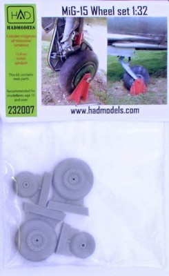 HAD R32007B MiG-15 Wheel set (resin) 1/32