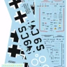 HGW 232090 Decals Bf 109E-7 Trop, El Daba - Libya 1942 1/32