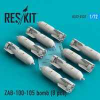 Reskit RS72-0137 ZAB-100-105 bomb (8 pcs.) 1/72