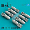 Reskit RS72-0137 ZAB-100-105 bomb (8 pcs.) 1/72