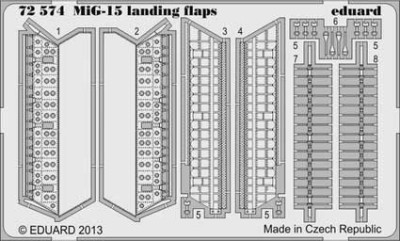 Eduard 72574 MiG-15 landing flaps
