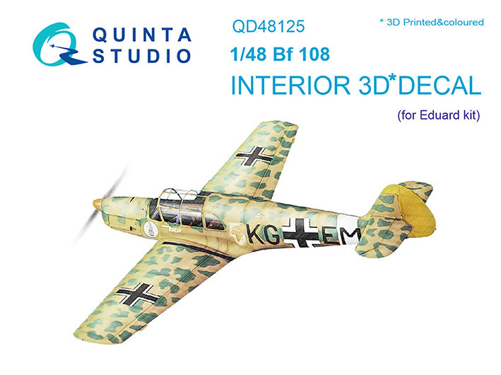 Quinta studio QD48125 Bf108 (Eduard) 1/48