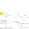Eduard CX645 Mask UTI MiG-15 (EDU) 1/72
