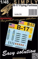 HGW 148435 Seatbelts B-17 Flying Fortress (SIMPLY) II. 1/48