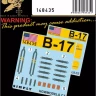 HGW 148435 Seatbelts B-17 Flying Fortress (SIMPLY) II. 1/48