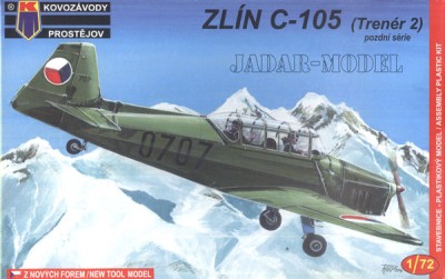 Kovozavody Prostejov 72022 Zlin C-105 (Trener 2) 1/72