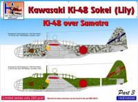 Hm Decals HMD-48088 1/48 Decals Ki-48 Sokei (Lily) over Sumatra Part 3