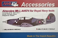 AML AMLA72094 Airacobra Mk.I - AH574 for Royal Navy tests 1/72
