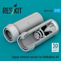 Reskit U72332 Jaguar exhaust nozzles (HOBBYB) 1/72